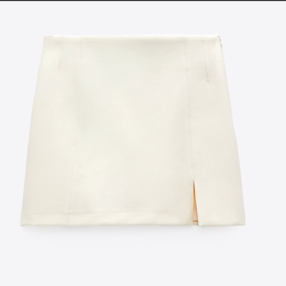 NWOT Cream Skirt
